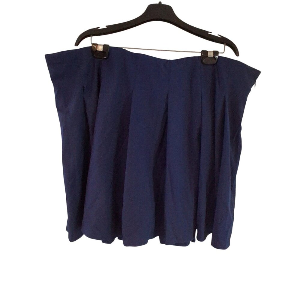 J Crew Factory nwt skirt skort womens 3X navy pleated active